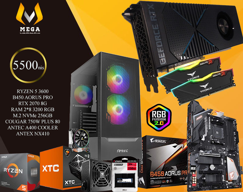 RYZEN 5 3600..RTX2070