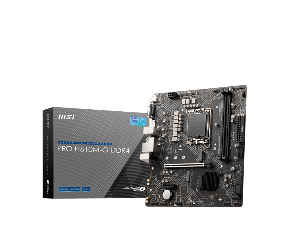 PRO H610M-G DDR4