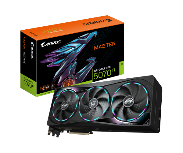 GIGABYTE AORUS GeForce RTX 5070 Ti MASTER 16G