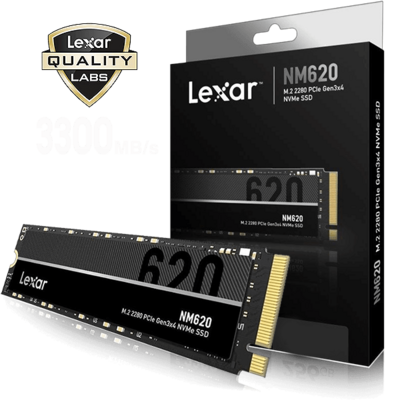 LEXAR NM620 512GB M.2  NVMe 3500mhz