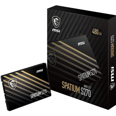 MSI SPATIUM S270 SATA 2.5” SSD 480GB
