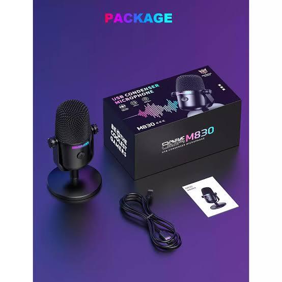 ONIKUMA M830 USB Condenser Gaming Microphone
