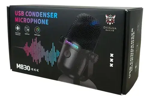 ONIKUMA M830 USB Condenser Gaming Microphone