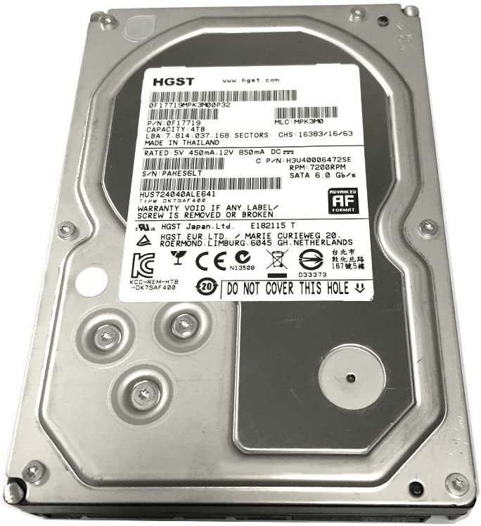 HGST Ultrastar 7K4000 4TB