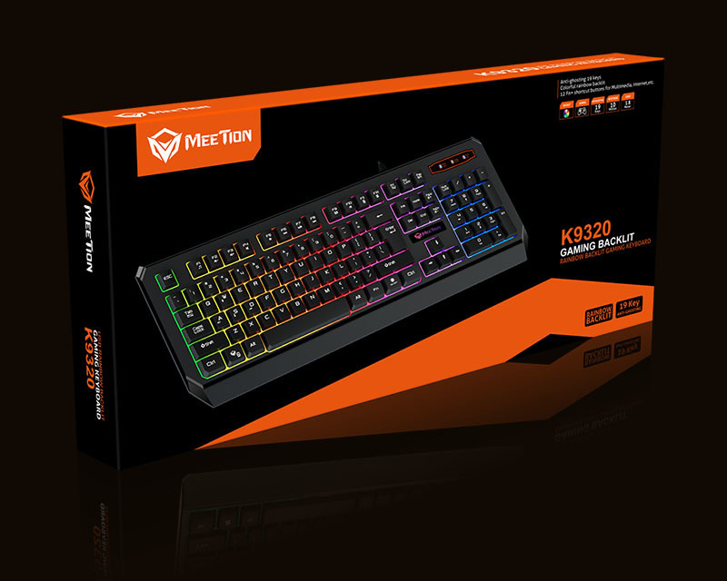 Waterproof Backlit Gaming Keyboard K9320