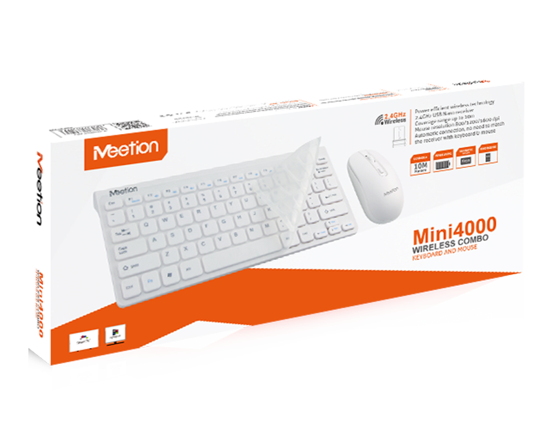2.4G Wireless Keyboard and Mouse Combo MINI4000